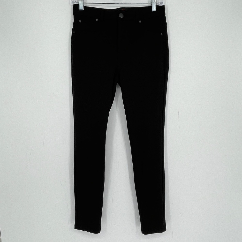 Ci Sono Women's Black Ponte Knit Skinny Leg Stretch Smart Casual Pants Size M